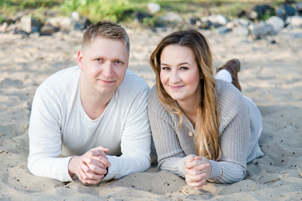 Paarshooting am Elbstrand Blankenese